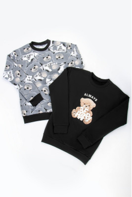 Комплект для дівчаток з 2-х світшотів 